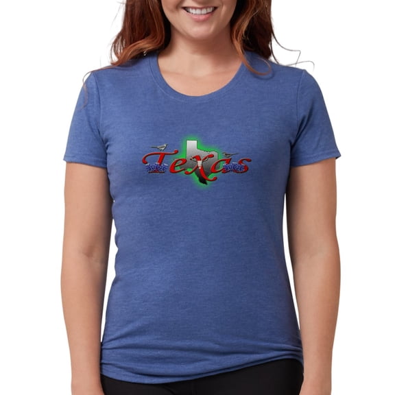 CafePress - Texas Womens Tri Blend T Shirt - Womens Tri-blend T-Shirt