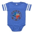 thumbnail image 1 of CafePress - Texas Wrought Iron Barn Art - Cute Infant Baby Football Bodysuit, 1 of 3