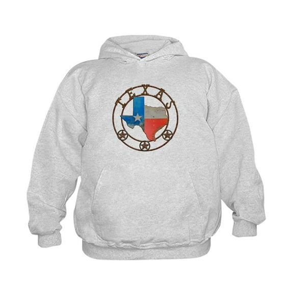 CafePress - Texas Wrought Iron Barn Art Hoodie - Kids Hooded Sweatshirt, Classic Hoodie