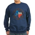 thumbnail image 1 of CafePress - Texas Wrought Iron Barn Art Sweatshirt - Classic Crew Neck Sweatshirt, 1 of 4
