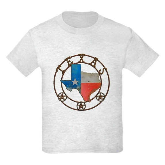 CafePress - Texas Wrought Iron Barn Art T Shirt - Light T-Shirt Kids XS-XL