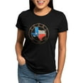 thumbnail image 1 of CafePress - Texas Wrought Iron Barn Art Women's Deluxe T Shirt - Womens Tri-blend T-Shirt, 1 of 4