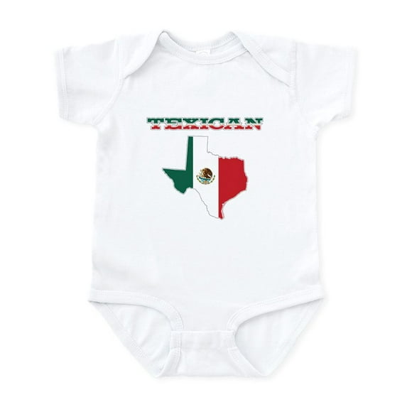 CafePress - Texican Infant Bodysuit - Baby Light Bodysuit, Size Newborn - 24 Months