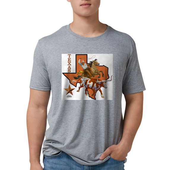 CafePress - Textee Mens Tri Blend T Shirt - Mens Tri-blend T-Shirt