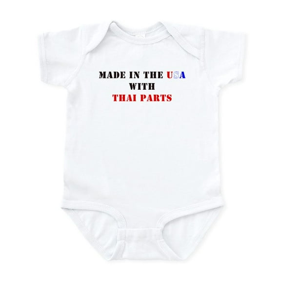 CafePress - Thai Parts Infant Bodysuit - Baby Light Bodysuit, Size Newborn - 24 Months