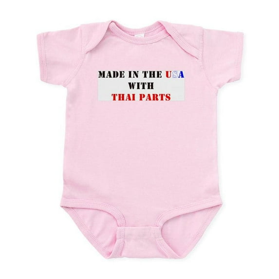 CafePress - Thai Parts Infant Bodysuit - Baby Light Bodysuit, Size Newborn - 24 Months