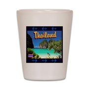 CafePress - Thailand - White Shot Glass, Unique and Funny Shot Glass