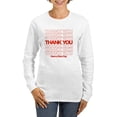 thumbnail image 1 of CafePress - Thank You Have A Nice Day Long Sleeve T Shirt - Women's Long Sleeve Graphic Casual T-Shirt, 1 of 4