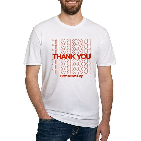 CafePress - Thank You Have A Nice Day T Shirt - Fitted T-Shirt, Vintage Fit Soft Cotton Tee