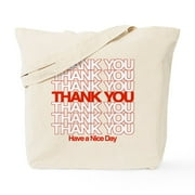 CafePress - Thank You Have A Nice Day Tote Bag - Natural Canvas Tote Bag, Cloth Shopping Bag