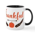 thumbnail image 1 of CafePress - Thankful Pumpkin - 11 oz Ceramic Mug - Novelty Coffee Tea Cup, 1 of 6