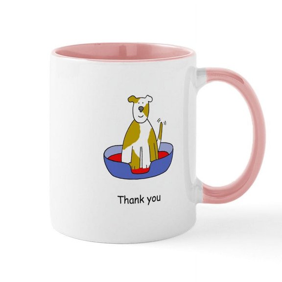 CafePress - Thanks For Looking After The Dog. Mugs - 11 oz Ceramic Mug - Novelty Coffee Tea Cup