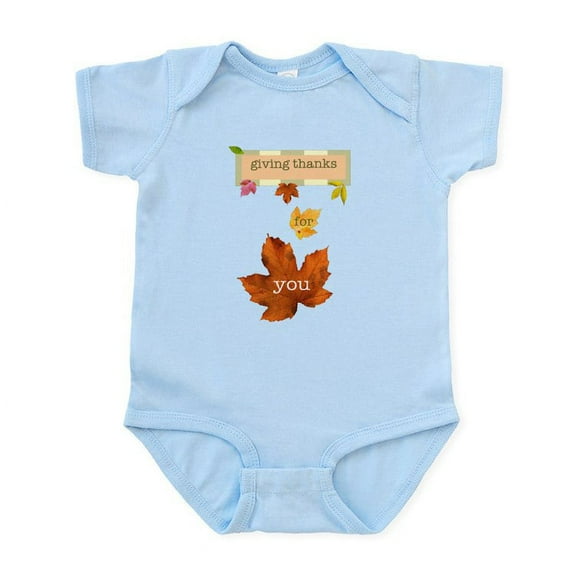 CafePress - Thanksgiving Infant Bodysuit - Baby Light Bodysuit, Size Newborn - 24 Months