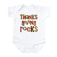 thumbnail image 1 of CafePress - Thanksgiving Rocks Infant Bodysuit - Baby Light Bodysuit, Size Newborn - 24 Months, 1 of 4