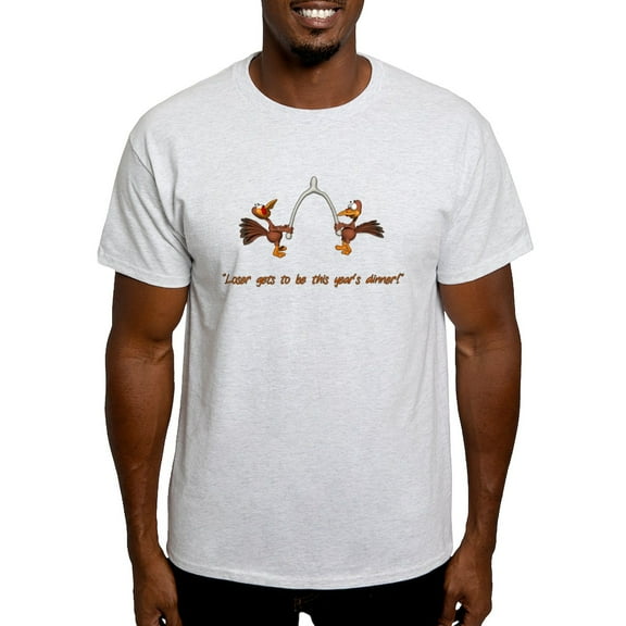 CafePress - Thanksgiving Turkey Dinner Light T Shirt - Men's Classic Graphic T-Shirt