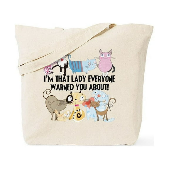 CafePress - That Cat Lady Tote Bag - Unisex Canvas Tote Bag, Beige, 1-Piece