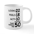 thumbnail image 1 of CafePress - That Makes Me 50 - 20 Oz White Ceramic Mega Mug, 1 of 5