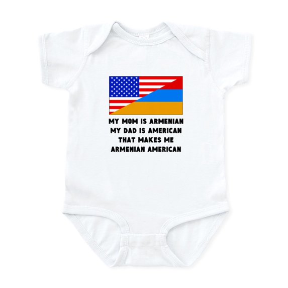 CafePress - That Makes Me Armenian American Body Suit - Baby Light Bodysuit, Size Newborn - 24 Months