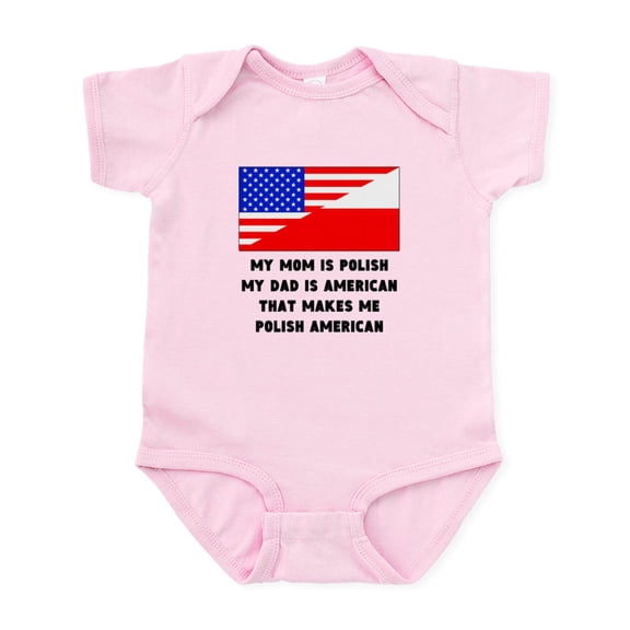 CafePress - That Makes Me Polish American Body Suit - Baby Light Bodysuit, Size Newborn - 24 Months