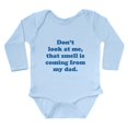 thumbnail image 1 of CafePress - That Smell Is Coming From My Dad Long Sleeve Infan - Long Sleeve Cotton Baby Bodysuit, 1 of 4