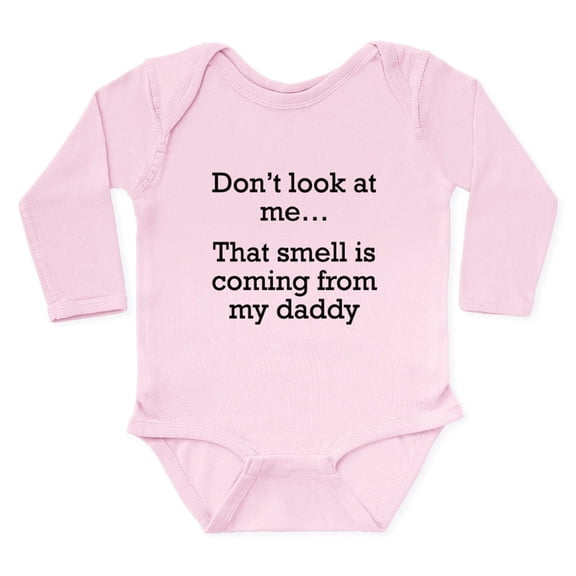 CafePress - That Smell Is Coming From My Daddy Body Suit - Long Sleeve Cotton Baby Bodysuit