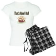 thumbnail image 1 of CafePress - That's How I Roll (Cinnamon) Women's Light Pajamas - Women's Short Sleeve Print T-Shirt and Pants Light Cotton Pajama Set, 1 of 7