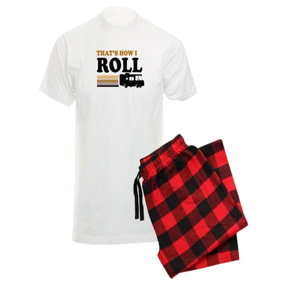 CafePress - Thats How I Roll (RV) - Men's Light Pajamas