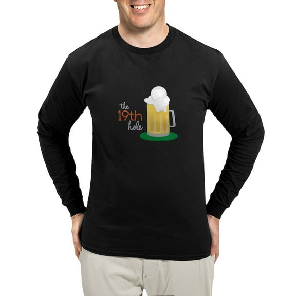 CafePress - The 19Th Hole Long Sleeve T Shirt - Long Sleeve Dark T-Shirt