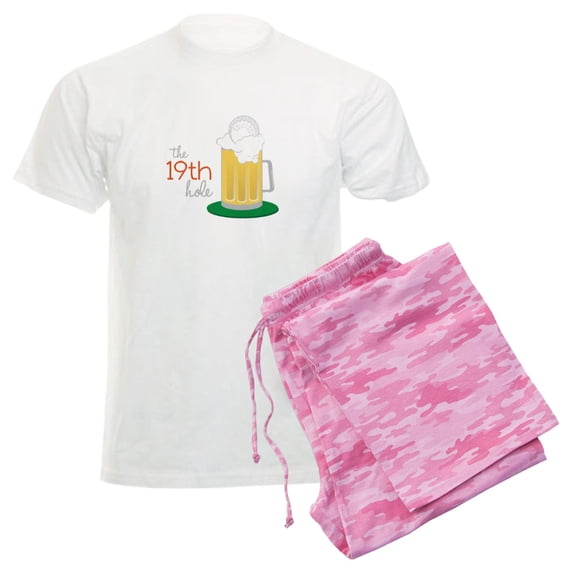 CafePress - The 19Th Hole Pajamas - Men's Light Loose Fit Cotton Pajama Set