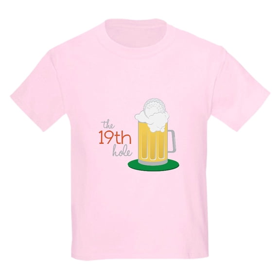 CafePress - The 19Th Hole T Shirt - Light T-Shirt Kids XS-XL