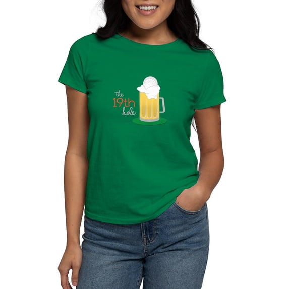 CafePress - The 19Th Hole T Shirt - Women's Traditional Fit Dark T-Shirt