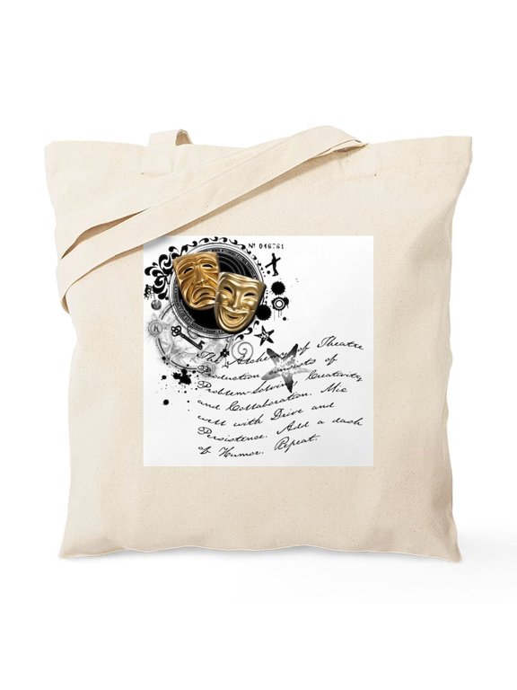 - The Alchemy Of Theatre Production Tote Bag - Unisex Canvas Tote Bag, Beige, 1-Piece