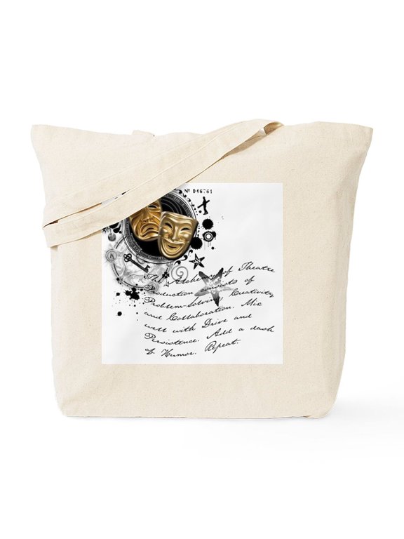 - The Alchemy Of Theatre Production Tote Bag - Unisex Canvas Tote Bag, Beige, 1-Piece