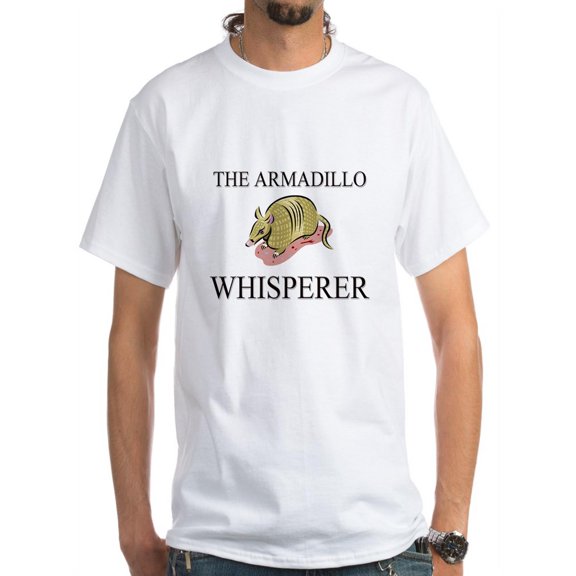 CafePress - The Armadillo Whisperer White T-Shirt - Men's Classic T-Shirts