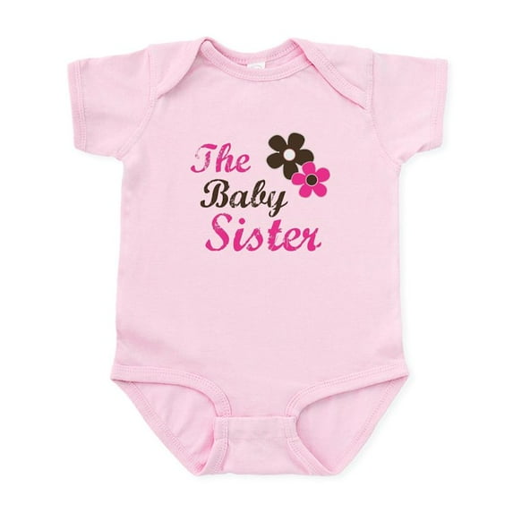CafePress - The Baby Sister Body Suit - Baby Light Bodysuit, Size Newborn - 24 Months