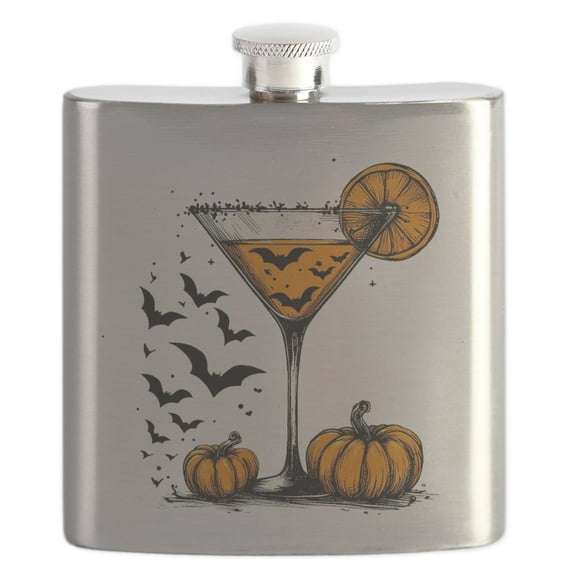CafePress - The Batini - Stainless Steel Flask, 6oz Drinking Flask