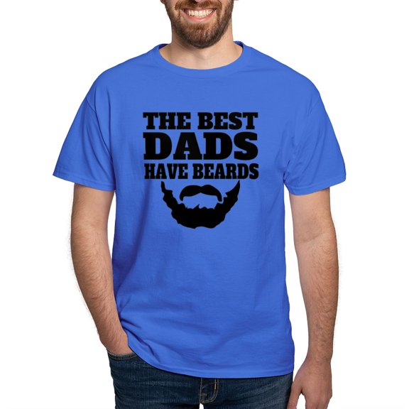 CafePress - The Best Dads Have Beards T Shirt - Men's Classic Graphic Cotton T-Shirt