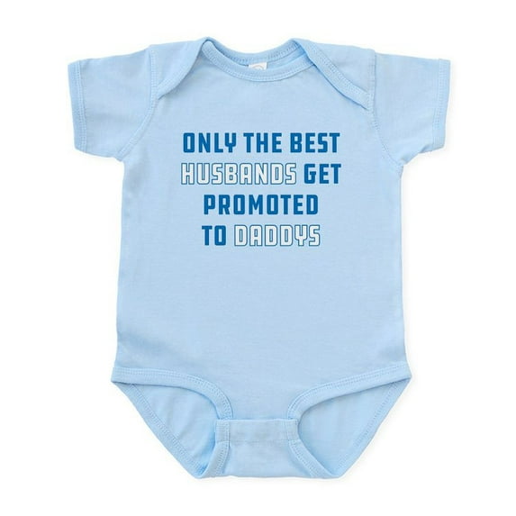 CafePress - The Best Husbands Baby Light Bodysuit - Baby Light Bodysuit, Size Newborn - 24 Months