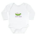 thumbnail image 1 of CafePress - The Best Things Come In Thress! Body Suit - Long Sleeve Cotton Baby Bodysuit, 1 of 4
