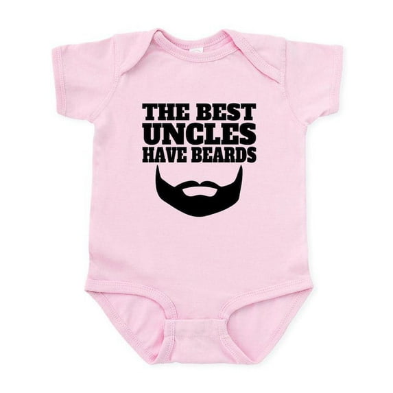 CafePress - The Best Uncles Have Beards Body Suit - Baby Light Bodysuit, Size Newborn - 24 Months