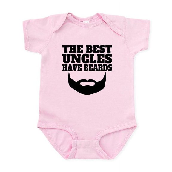 CafePress - The Best Uncles Have Beards Body Suit - Baby Light Bodysuit, Size Newborn - 24 Months