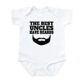thumbnail image 1 of CafePress - The Best Uncles Have Beards Body Suit - Baby Light Bodysuit, Size Newborn - 24 Months, 1 of 4