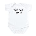 thumbnail image 1 of CafePress - The Cat Did It Body Suit - Baby Light Bodysuit, Size Newborn - 24 Months, 1 of 4