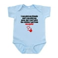 thumbnail image 1 of CafePress - The Clothes I Get From My Uncle Body Suit - Baby Light Bodysuit, Size Newborn - 24 Months, 1 of 4
