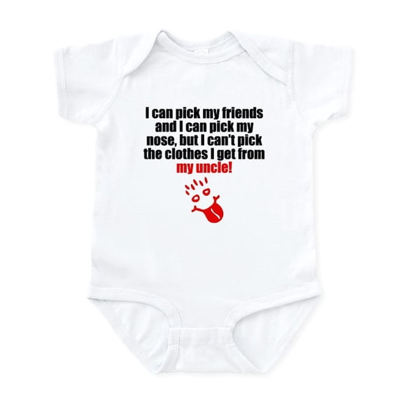 CafePress - The Clothes I Get From My Uncle Body Suit - Baby Light Bodysuit, Size Newborn - 24 Months