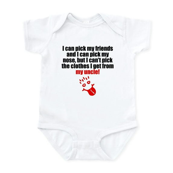 CafePress - The Clothes I Get From My Uncle Body Suit - Baby Light Bodysuit, Size Newborn - 24 Months