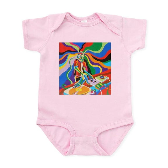 CafePress - The DJ Infant Bodysuit - Baby Light Bodysuit, Size Newborn - 24 Months