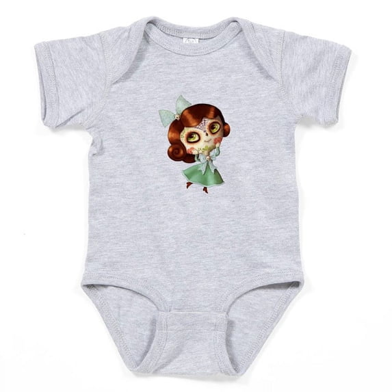 CafePress - The Day Of The Dead Vintage Doll - Cute Infant Bodysuit Baby Romper - Size Newborn - 24 Months
