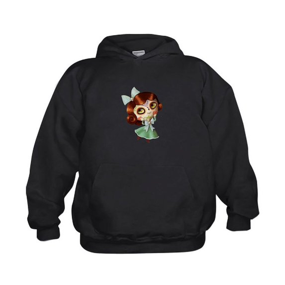 CafePress - The Day Of The Dead Vintage Doll Hoodie - Kids Hooded Sweatshirt, Classic Hoodie