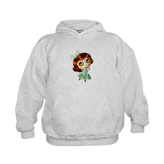 CafePress - The Day Of The Dead Vintage Doll Hoodie - Kids Hooded Sweatshirt, Classic Hoodie